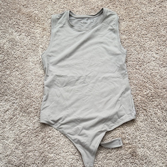Abercrombie & Fitch Tops - Abercrombie & Fitch Gray Bodysuit